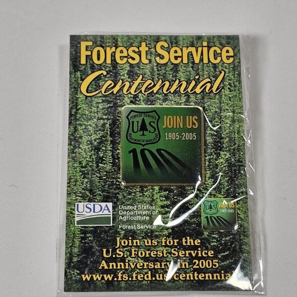 US Forest Service Centennial Pin Join Us 1905-2005 in Original Package